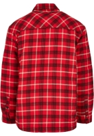 Plaid Quilted Shirt Jacket