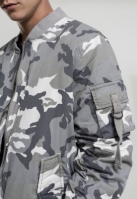 Vintage Camo Cotton Bomber Jacket
