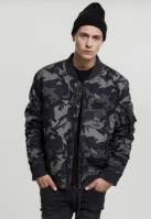 Vintage Camo Cotton Bomber Jacket