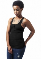 Ladies Button Tanktop