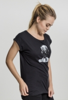 Ladies Selena Gomez Black Gloves Tee