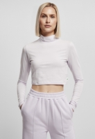 Ladies Organic Cropped Turtelneck Longsleeve