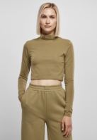 Ladies Organic Cropped Turtelneck Longsleeve
