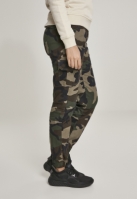 Ladies High Waist Camo Cargo Pants