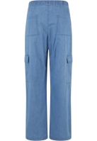 Ladies Light Denim Cargo Pants