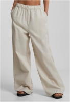 Ladies Linen Mixed Wide Pants