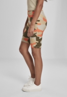 Ladies High Waist Camo Tech Cycle Shorts 2-Pack