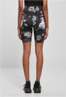 Ladies High Waist Tech Mesh AOP Cycle Shorts