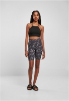 Ladies High Waist Tech Mesh AOP Cycle Shorts