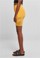 Ladies High Waist Tech Mesh Cycle Shorts