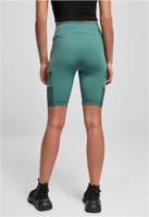Ladies High Waist Tech Mesh Cycle Shorts