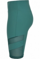 Ladies High Waist Tech Mesh Cycle Shorts