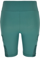 Ladies High Waist Tech Mesh Cycle Shorts