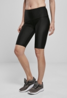 Ladies High Waist Shiny Rib Cycle Shorts