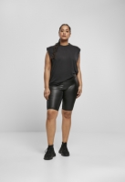 Ladies Synthetic Leather Cycle Shorts