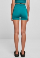 Ladies Recycled High Waist Cycle Hot Pants