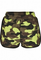 Ladies Printed Camo Hot Pants