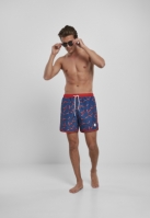 Pattern Retro Swim Shorts