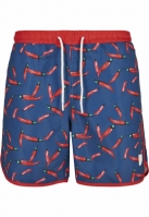 Pattern Retro Swim Shorts