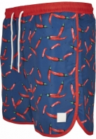 Pattern Retro Swim Shorts