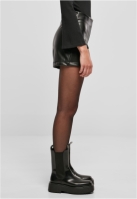 Ladies Synthetic Leather Shorts