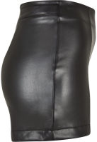 Ladies Synthetic Leather Shorts