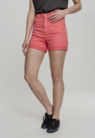 Ladies Highwaist Stretch Twill Shorts