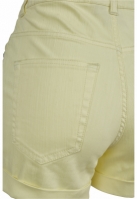 Ladies Highwaist Stretch Twill Shorts