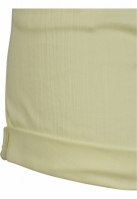 Ladies Highwaist Stretch Twill Shorts