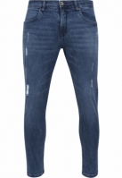 Skinny Ripped Stretch Denim Pants