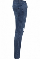 Skinny Ripped Stretch Denim Pants