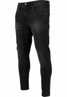 Skinny Ripped Stretch Denim Pants