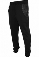 Side Zip Leather Pocket Sweatpant
