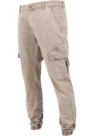 Washed Cargo Twill Jogging Pants