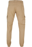 Washed Cargo Twill Jogging Pants