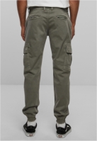 Washed Cargo Twill Jogging Pants