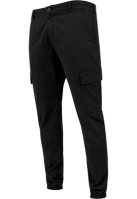 Washed Cargo Twill Jogging Pants