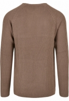 Ribbed Raglan Sweater
