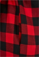 Ladies Oversized Check Flannel Shirt Dress