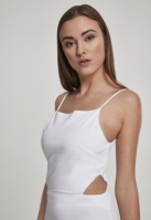 Ladies Short Spaghetti Pique Dress