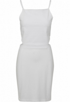 Ladies Short Spaghetti Pique Dress