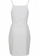 Ladies Short Spaghetti Pique Dress