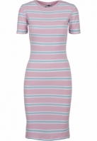 Ladies Stretch Stripe Dress