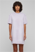 Ladies Oversized Striped Tee Dress