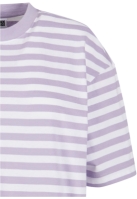 Ladies Oversized Striped Tee Dress