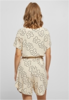 Ladies Short Viscose Belt Jumpsuit
