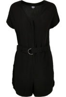 Ladies Short Viscose Belt Jumpsuit
