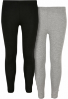 Girls Jersey Leggings 2-Pack