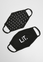 LIT Cotton Face Mask 2-Pack