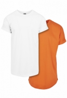 Pre-Pack Long Shaped Turnup Tee 2-Pack